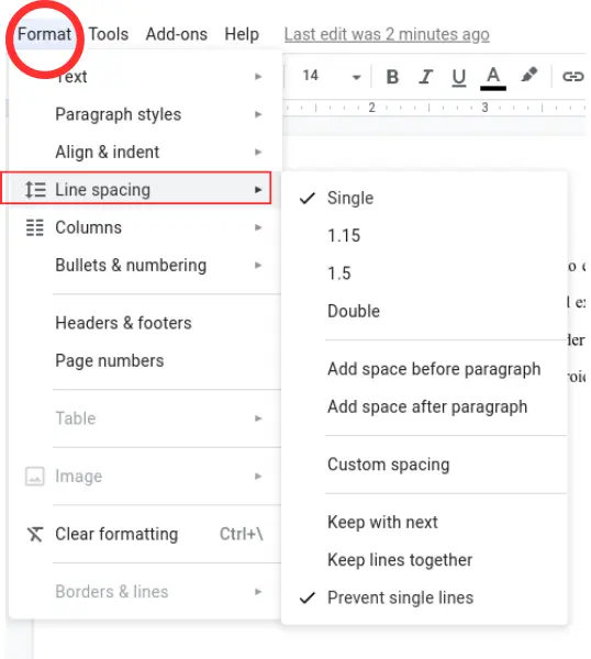 modifier l'espacement des paragraphes